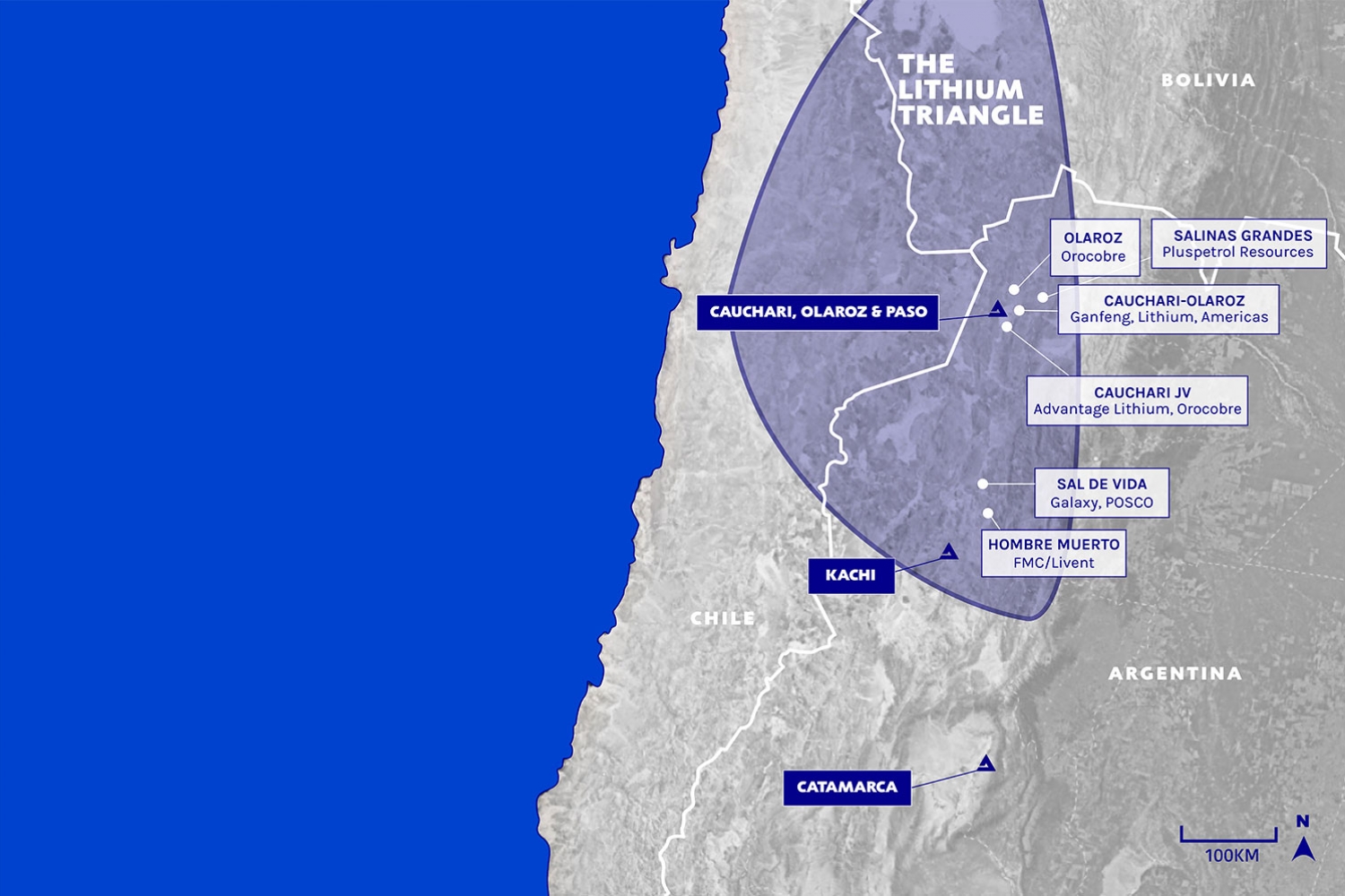 Lago - Mapa del proyecto